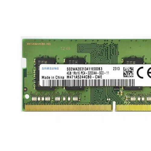 NB MEMORY 4GB DDR4 3200MHz PC4-25600 1RX16 SODIMM M471A5244CB0-CWE Samsung 