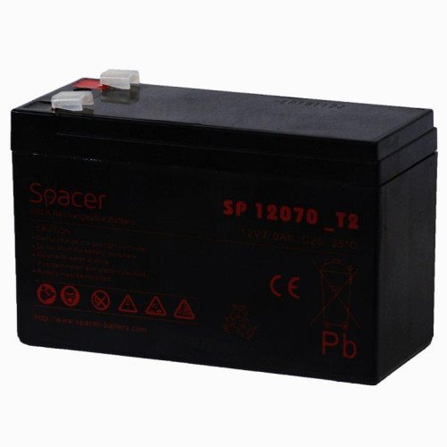 BATTERY 12V 7AH/SP-BAT-12V7AH SPACER
