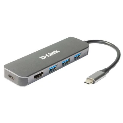 I/O HUB USB-C 5-IN-1/DUB-2333 D-LINK
