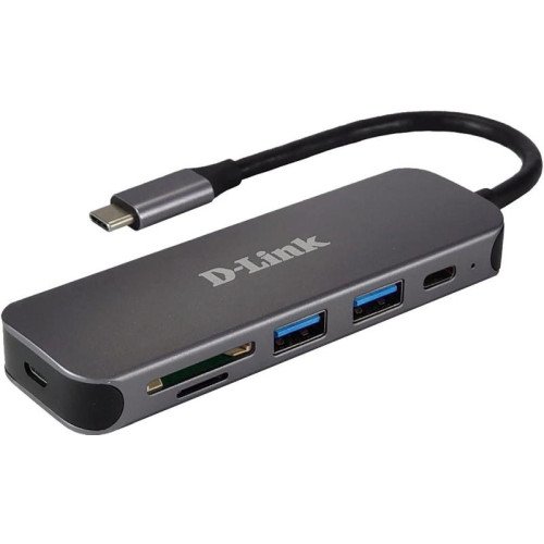 I/O HUB USB-C 5-IN-1/CARD READER DUB-2325/E D-LINK