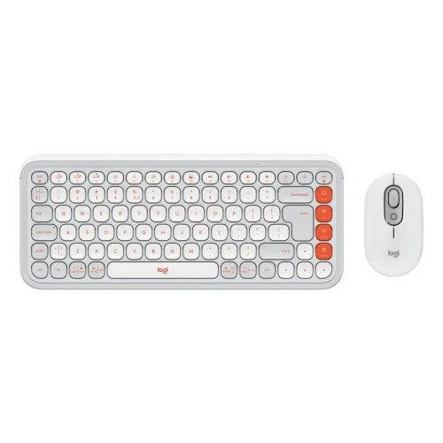 KEYBOARD +MOUSE COMBO POP ICON/WHITE 920-013141 LOGITECH