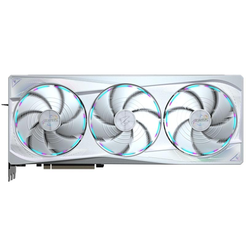AORUS GeForce RTX 5090 MASTER ICE 32G Graphics Card - 32GB GDDR7, 512bit, PCI-E 5.0, 2655MHz Core Clock, 3 x DP 2.1a, 1 x HDMI 2.1b, NVIDIA DLSS 4, GV-N5090AORUSM ICE-32GD