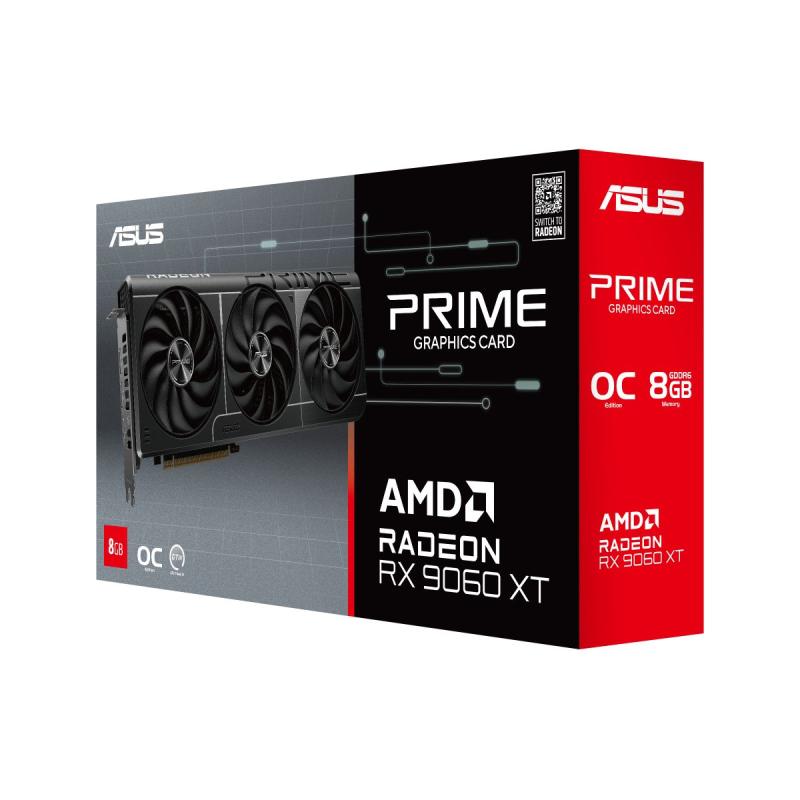 VGA PCIE16 RX9060XT 8GB GDDR6/PRIME-RX9060XT-O8G ASUS