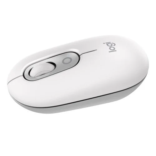 MOUSE USB OPTICAL WRL POP/OFF-WHITE 910-007411 LOGITECH