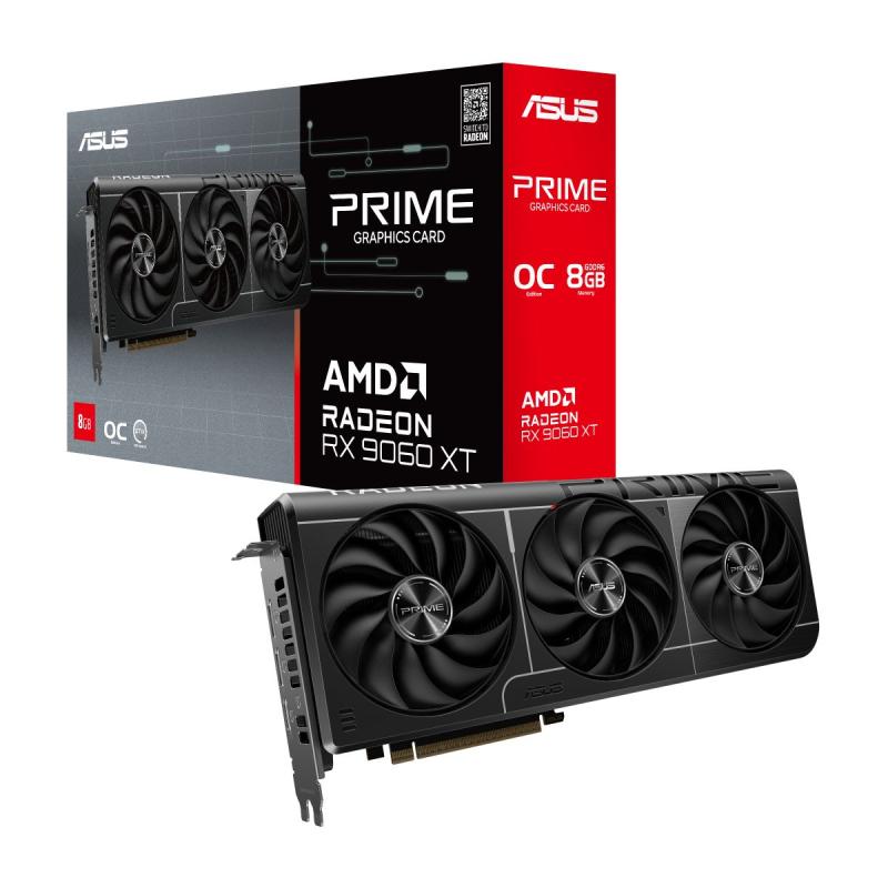 VGA PCIE16 RX9060XT 8GB GDDR6/PRIME-RX9060XT-O8G ASUS