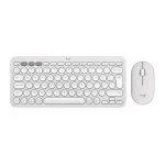 KEYBOARD +MOUSE COMBO PEBBLE 2/WHITE 920-012240 LOGITECH