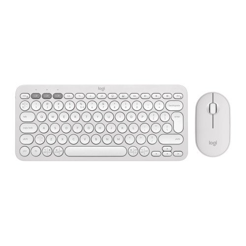 KEYBOARD +MOUSE COMBO PEBBLE 2/WHITE 920-012240 LOGITECH