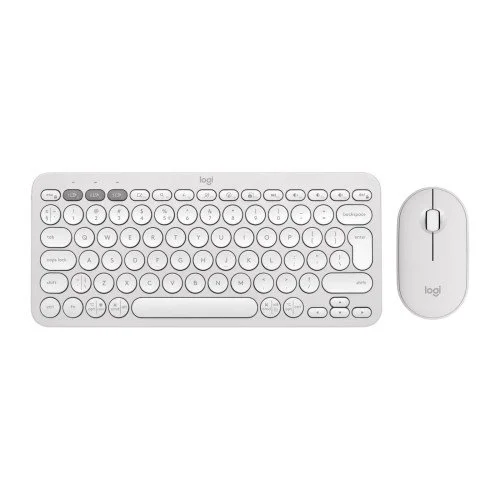 KEYBOARD +MOUSE COMBO PEBBLE 2/WHITE 920-012240 LOGITECH