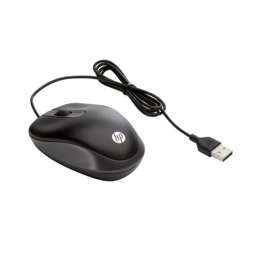 MOUSE USB OPTICAL TRAVEL/BLACK G1K28AA HP