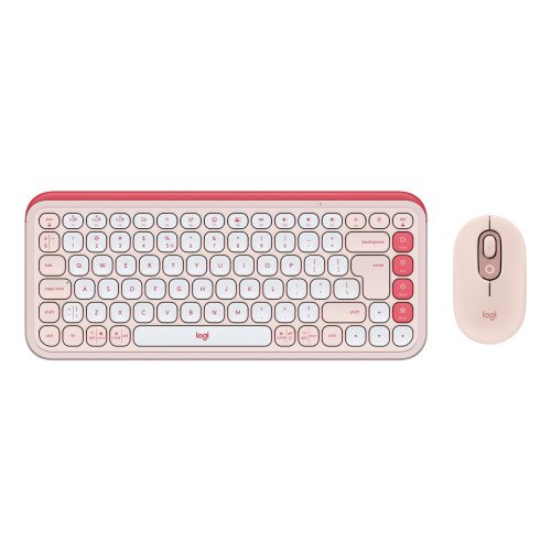KEYBOARD +MOUSE COMBO POP ICON/ROSE 920-013142 LOGITECH