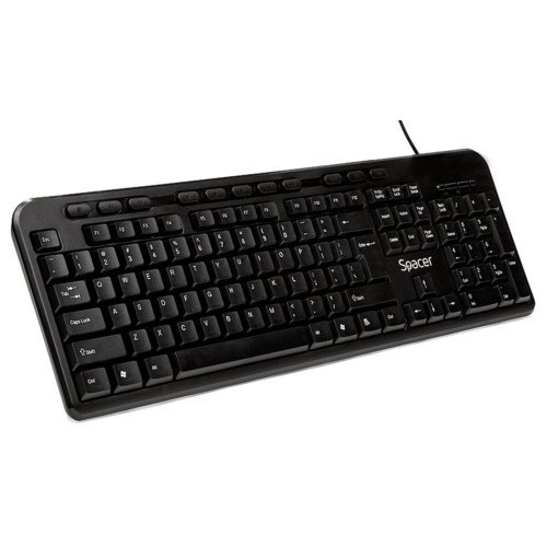 KEYBOARD USB BLACK/SPKB-169 SPACER