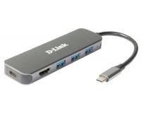 I/O HUB USB-C 5-IN-1/DUB-2333 D-LINK