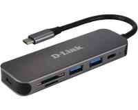 I/O HUB USB-C 5-IN-1/CARD READER DUB-2325/E D-LINK