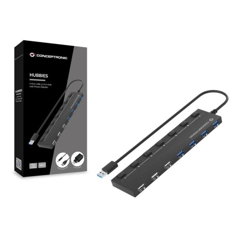 I/O HUB USB3 7PORT/HUBBIES09BP CONCEPTRONIC