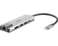 I/O HUB USB-C 5PORT/DUB-M520 D-LINK