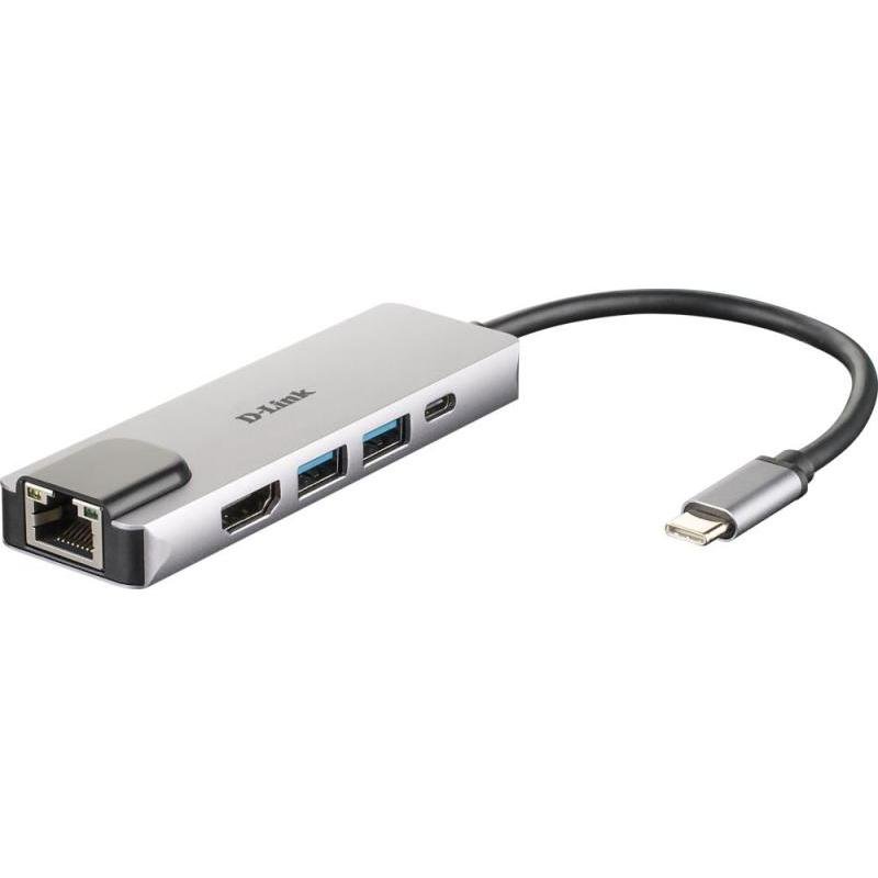 I/O HUB USB-C 5PORT/DUB-M520 D-LINK