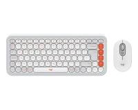 KEYBOARD +MOUSE COMBO POP ICON/WHITE 920-013141 LOGITECH