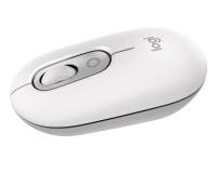 MOUSE USB OPTICAL WRL POP/OFF-WHITE 910-007411 LOGITECH