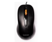 MOUSE USB OPTICAL/BLACK SPMO-F01 SPACER