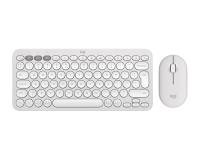 KEYBOARD +MOUSE COMBO PEBBLE 2/WHITE 920-012240 LOGITECH