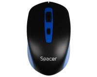 MOUSE USB OPTICAL WRL/BLACK SPMO-WS01-BKBL SPACER