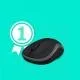 MOUSE USB OPTICAL WRL M185/GREY 910-002238 LOGITECH