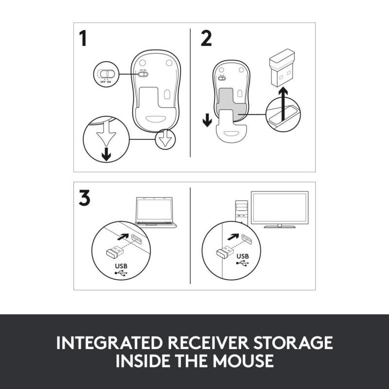 MOUSE USB OPTICAL WRL M185/GREY 910-002238 LOGITECH MOUSE USB OPTICAL WRL M185/GREY 910-002238 LOGITECH