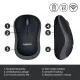 MOUSE USB OPTICAL WRL M185/GREY 910-002238 LOGITECH