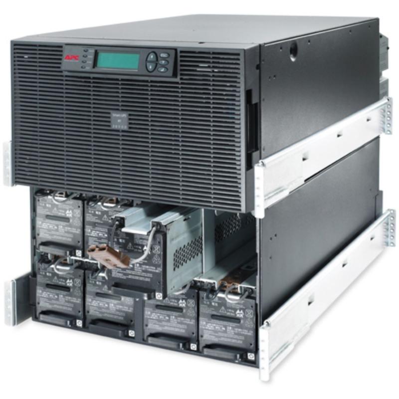 Smart-UPS RT 20kVA, 230/400V, LCD, rackmount, 12U, 2x IEC Jumpers & 8x IEC 60320 C19 outlets Smart-UPS RT 20kVA, 230/400V, LCD, rackmount, 12U, 2x IEC Jumpers & 8x IEC 60320 C19 outlets