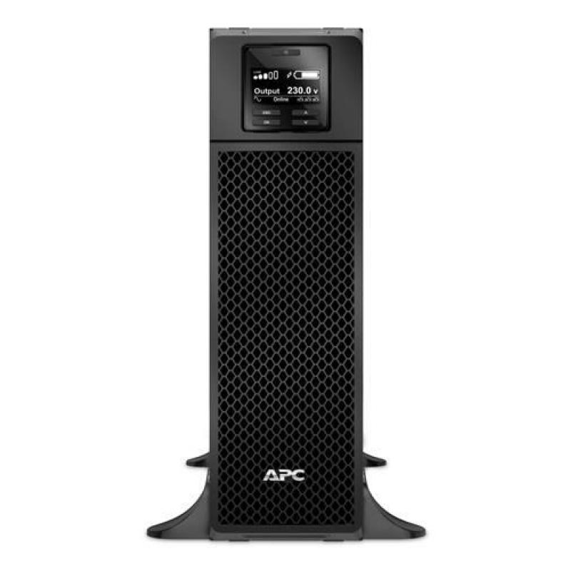 Smart-UPS On-Line, 5kVA, Tower, 230V, 6x C13+4x C19 IEC outlets, Network Card+SmartSlot, Extended runtime, W/O rail kit