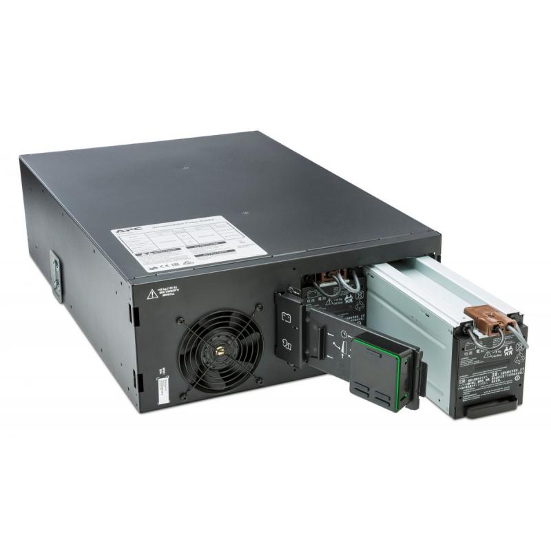 APC Smart-UPS On-Line SRT6KRMXLI - 6kW/VA, 6x C13 + 4x C19 + hardwire 1 phase output, rack mountable, Embedded NMC APC Smart-UPS On-Line SRT6KRMXLI - 6kW/VA, 6x C13 + 4x C19 + hardwire 1 phase output, rack mountable, Embedded NMC