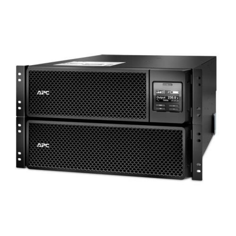 APC Smart-UPS On-Line SRT8KRMXLI - 8kW/VA, 6x C13 + 4x C19 + hardwire 1phase output, rack mountable, Embedded NMC APC Smart-UPS On-Line SRT8KRMXLI - 8kW/VA, 6x C13 + 4x C19 + hardwire 1phase output, rack mountable, Embedded NMC