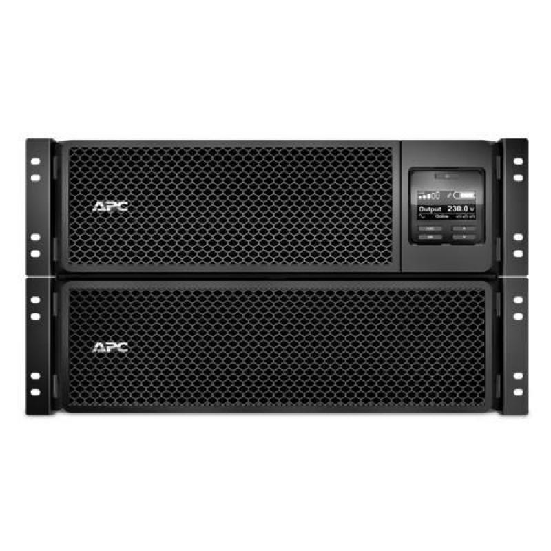 APC Smart-UPS On-Line SRT8KRMXLI - 8kW/VA, 6x C13 + 4x C19 + hardwire 1phase output, rack mountable, Embedded NMC APC Smart-UPS On-Line SRT8KRMXLI - 8kW/VA, 6x C13 + 4x C19 + hardwire 1phase output, rack mountable, Embedded NMC