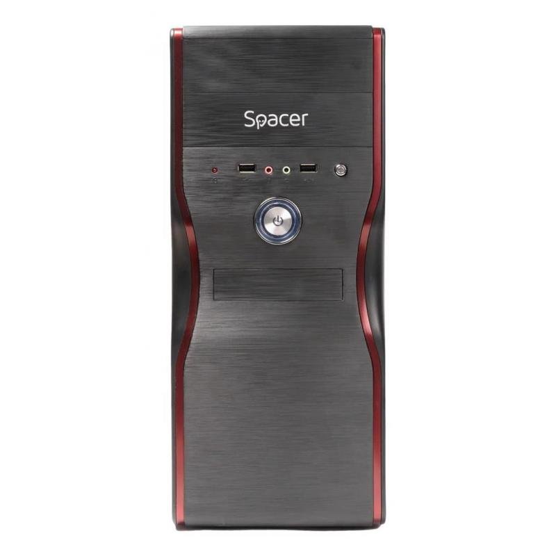 CASE MIDITOWER ATX 500W/MERCURY BLACK SPACER CASE MIDITOWER ATX 500W/MERCURY BLACK SPACER