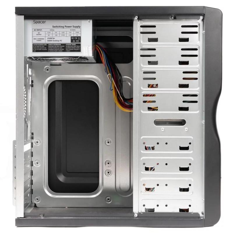 CASE MIDITOWER ATX 500W/MERCURY BLACK SPACER CASE MIDITOWER ATX 500W/MERCURY BLACK SPACER