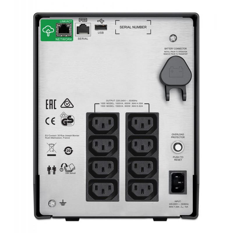 APC Smart-UPS SMC1500IC - 8x C13, USB, SmartConnect, 1500VA APC Smart-UPS SMC1500IC - 8x C13, USB, SmartConnect, 1500VA