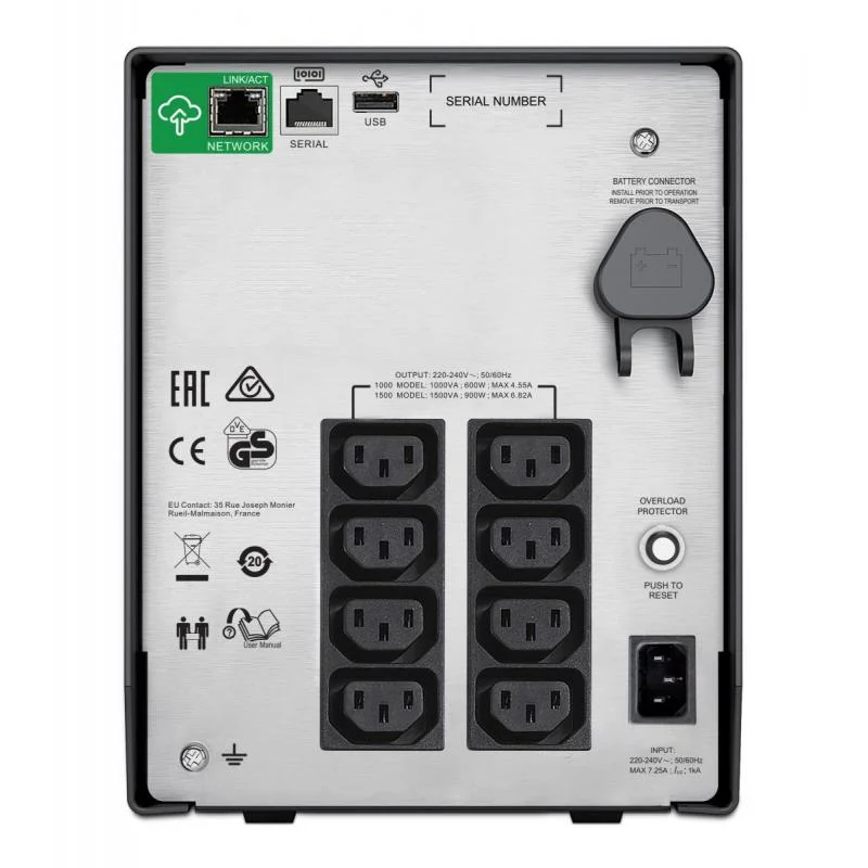 APC Smart-UPS SMC1500IC - 8x C13, USB, SmartConnect, 1500VA APC Smart-UPS SMC1500IC - 8x C13, USB, SmartConnect, 1500VA