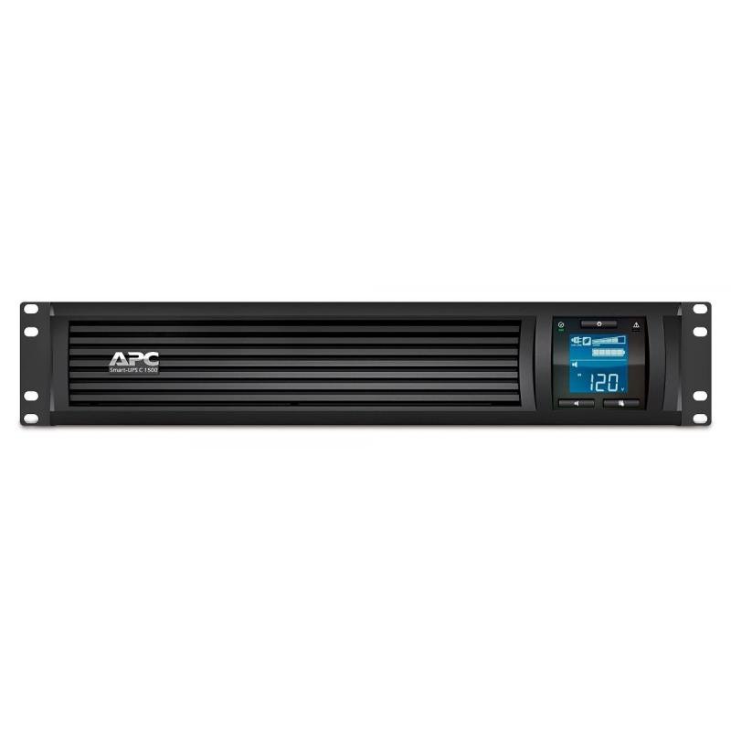 Smart-UPS C, Line Interactive, 1500VA, Rackmount 2U, 230V, 4x IEC C13 outlets, SmartConnect port, USB and Serial communication, AVR, Graphic LCD