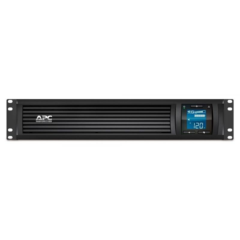 Smart-UPS C, Line Interactive, 1500VA, Rackmount 2U, 230V, 4x IEC C13 outlets, SmartConnect port, USB and Serial communication, AVR, Graphic LCD