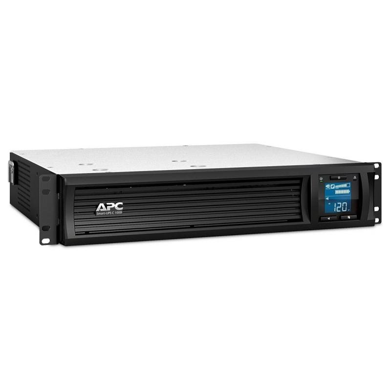 Smart-UPS C, Line Interactive, 1000VA, Rackmount 2U, 230V, 4x IEC C13 outlets, SmartConnect port, USB and Serial communication, AVR, Graphic LCD