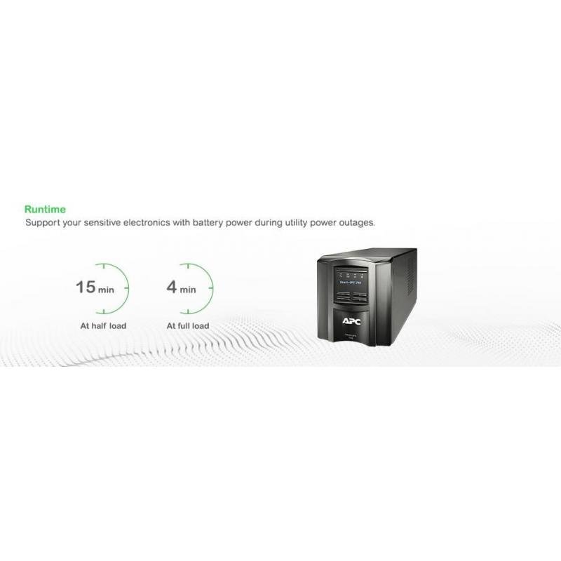 APC Smart-UPS SMT750IC - 6x C13, USB, SmartConnect, 750VA