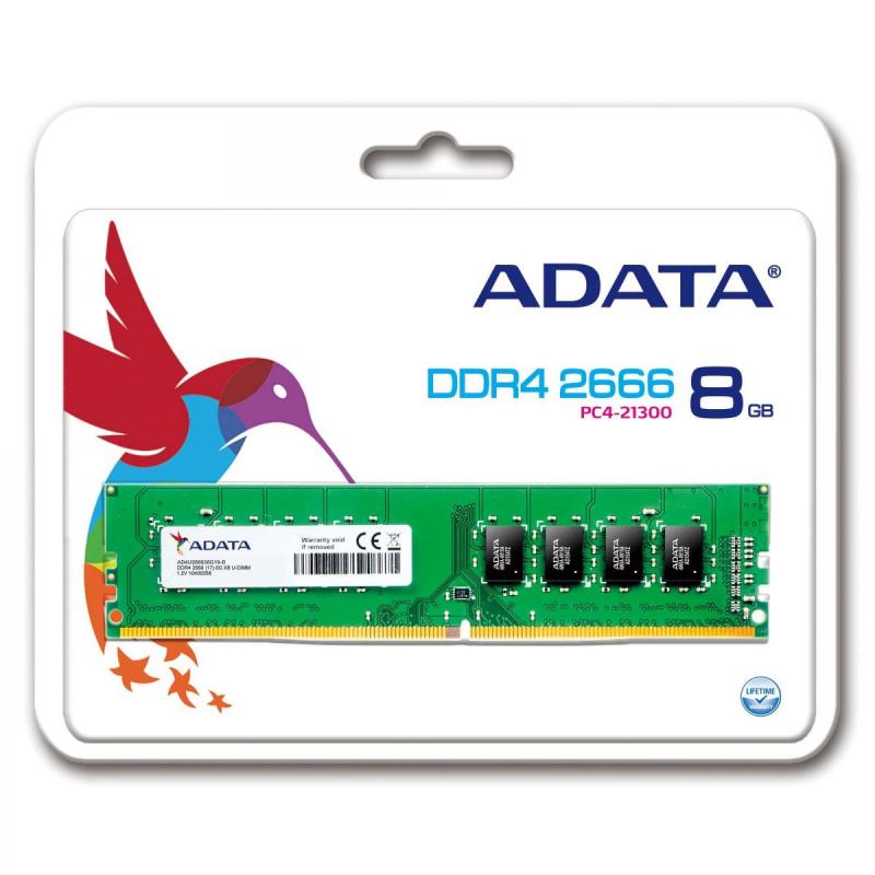 MEMORY DIMM 8GB PC21300 DDR4/AD4U266638G19-B ADATA