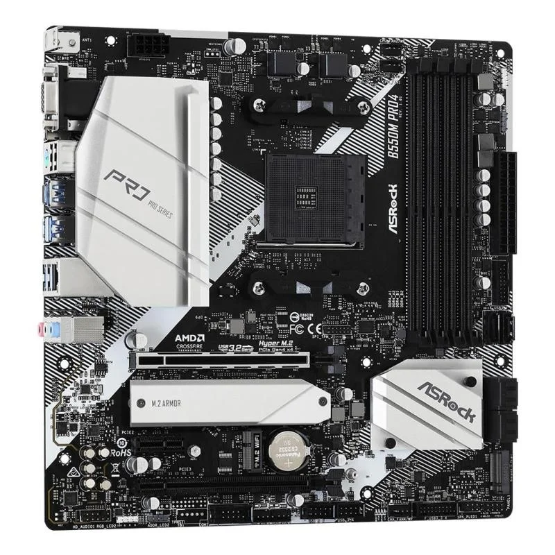 MB AMD B550 SAM4 MATX/B550M PRO4 ASROCK MB AMD B550 SAM4 MATX/B550M PRO4 ASROCK