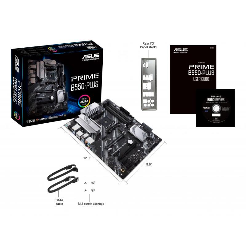 MB AMD B550 SAM4 ATX/PRIME B550-PLUS ASUS MB AMD B550 SAM4 ATX/PRIME B550-PLUS ASUS
