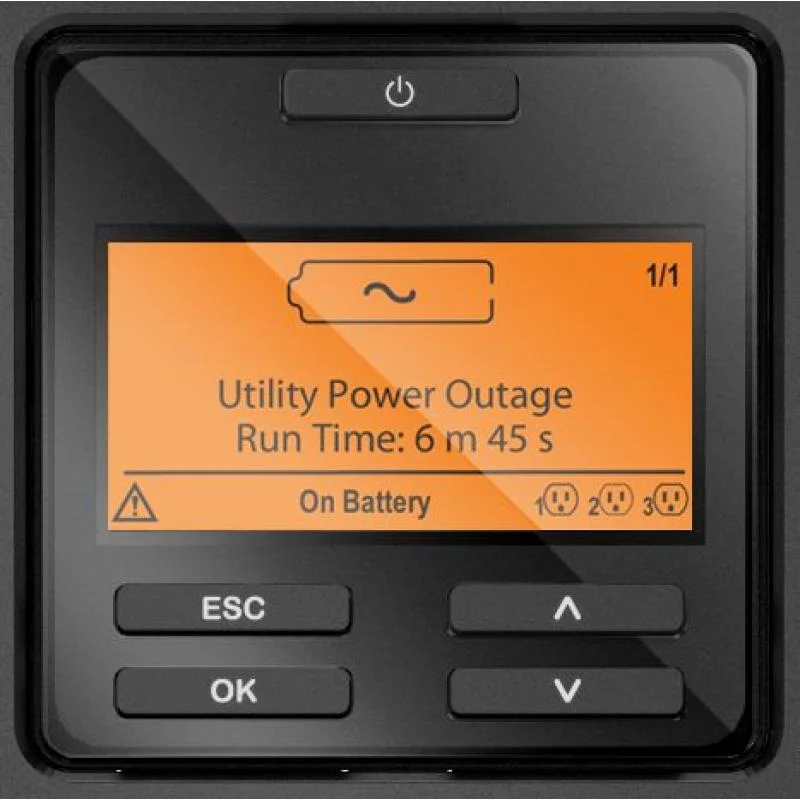 Smart-UPS On-Line, 1000VA/1000W, Tower, 230V, 6x C13 IEC outlets, SmartSlot, Extended runtime, W/O rail kit