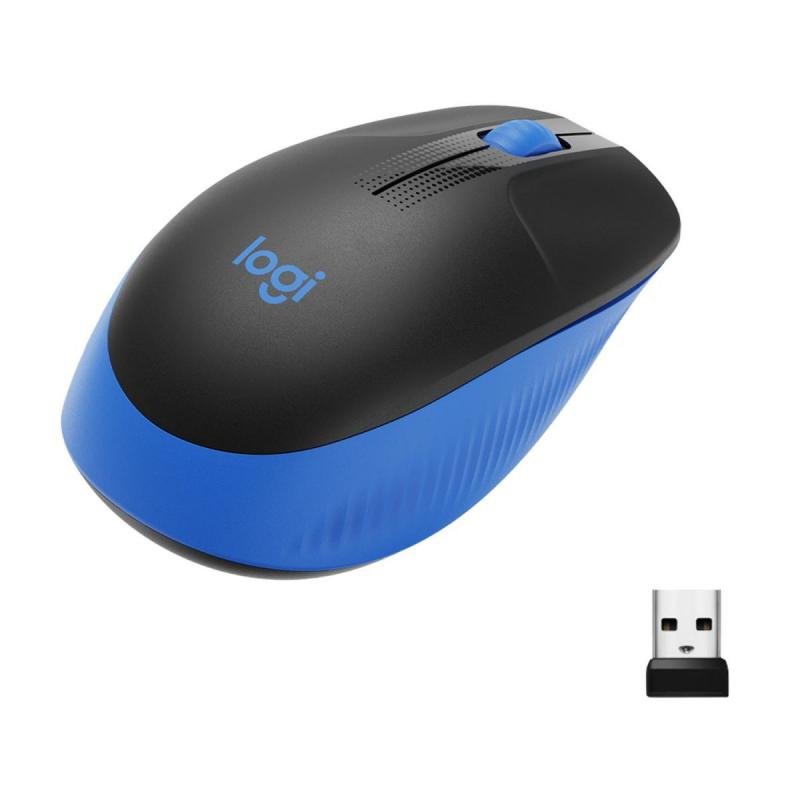 MOUSE USB OPTICAL WRL M190/BLUE 910-005907 LOGITECH