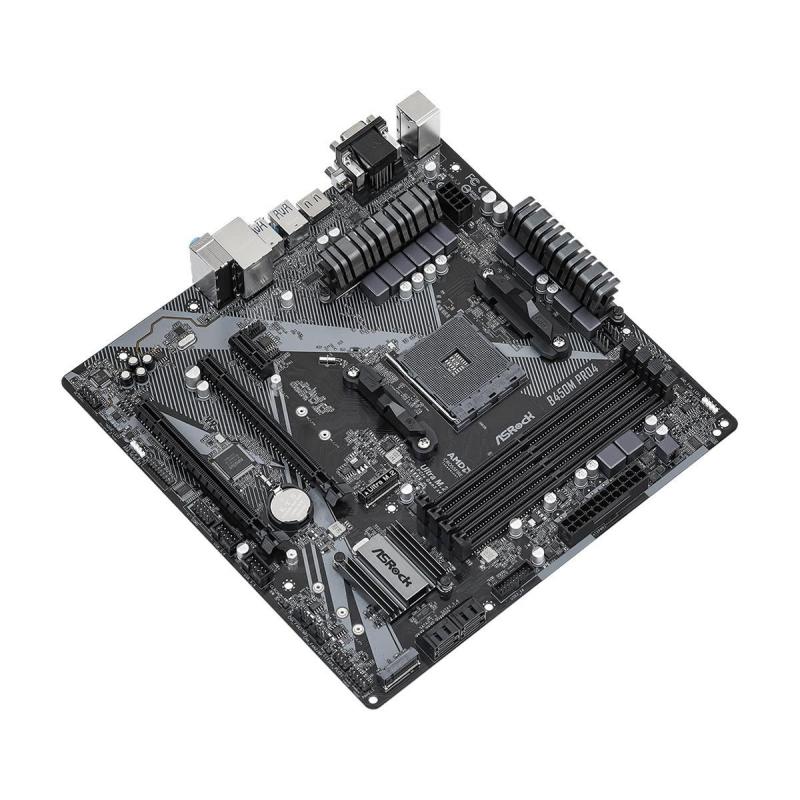 MB AMD B450 SAM4 MATX/B450M PRO4 R2.0 ASROCK
