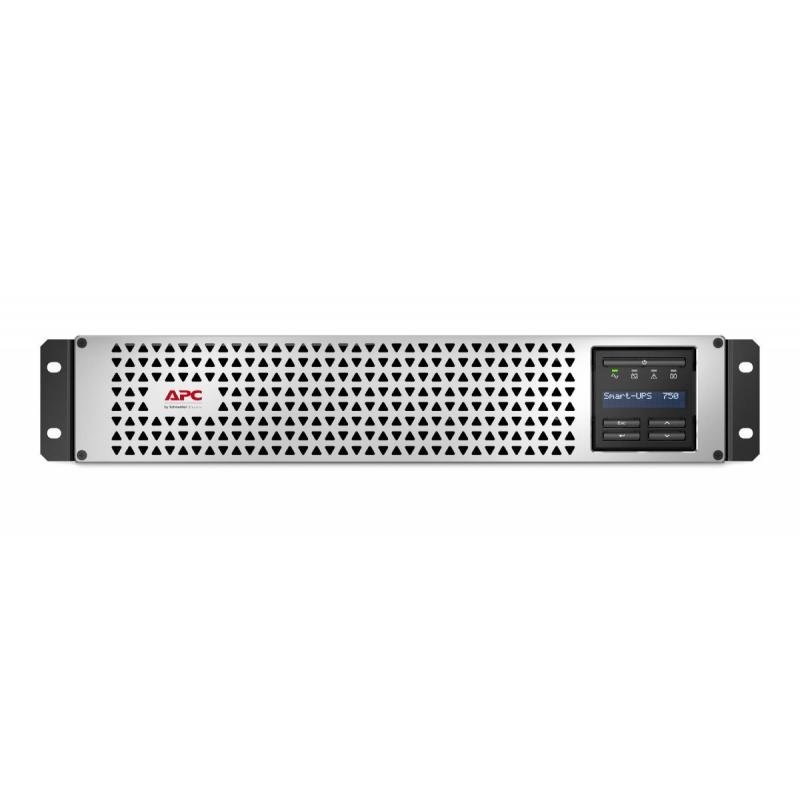 Smart-UPS, Line Interactive, 750VA, Lithium-ion, Rack/Tower, 2U, 230V, 6x IEC C13 outlets, SmartConnect Port+SmartSlot, Short Depth, AVR, LCD Smart-UPS, Line Interactive, 750VA, Lithium-ion, Rack/Tower, 2U, 230V, 6x IEC C13 outlets, SmartConnect Port+SmartSlot, Short Depth, AVR, LCD