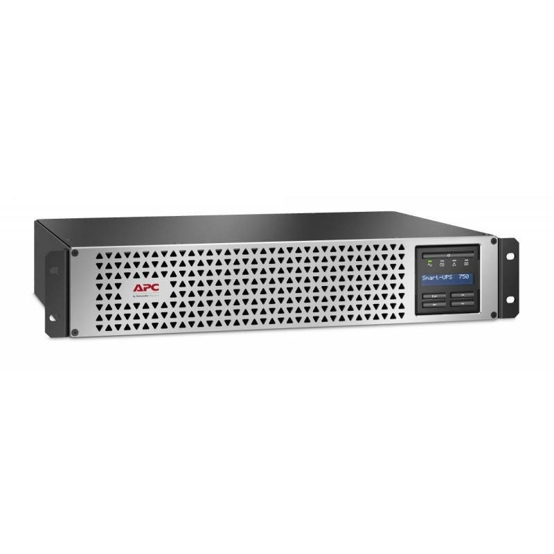 Smart-UPS, Line Interactive, 750VA, Lithium-ion, Rack/Tower, 2U, 230V, 6x IEC C13 outlets, SmartConnect Port+SmartSlot, Short Depth, AVR, LCD Smart-UPS, Line Interactive, 750VA, Lithium-ion, Rack/Tower, 2U, 230V, 6x IEC C13 outlets, SmartConnect Port+SmartSlot, Short Depth, AVR, LCD