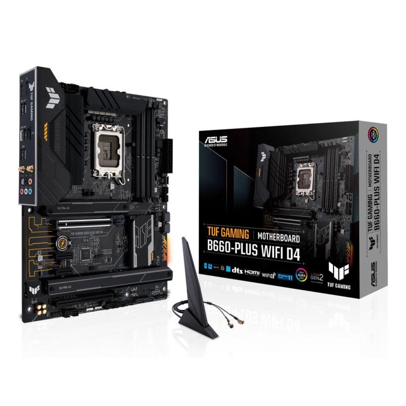 MB B660 S1700 ATX/TUF GA B660-PLUS WIFI D4 ASUS MB B660 S1700 ATX/TUF GA B660-PLUS WIFI D4 ASUS